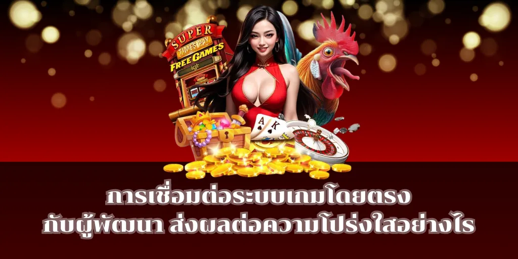 การเชื่อมต่อระบบเกมโดยตรงกับผู้พัฒนา ส่งผลต่อความโปร่งใสอย่างไร